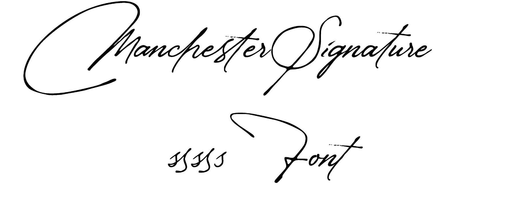 Manchester Signature Font Download