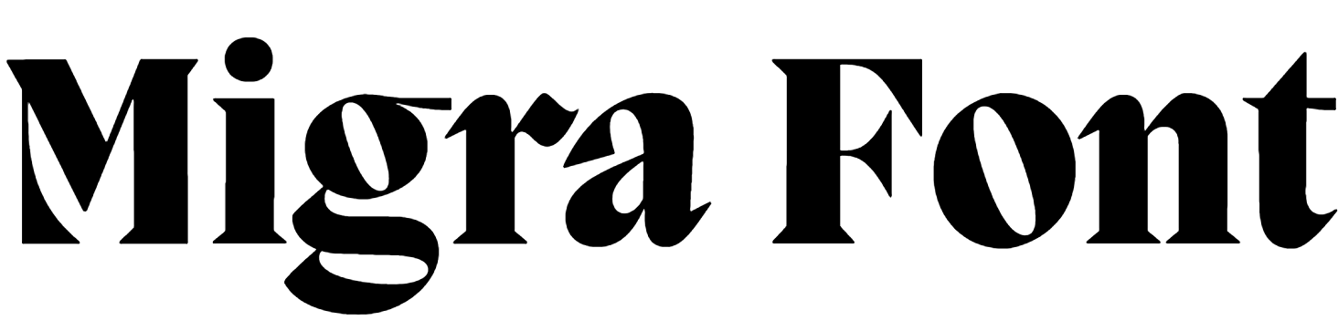Migra Font Download, #Migra bold