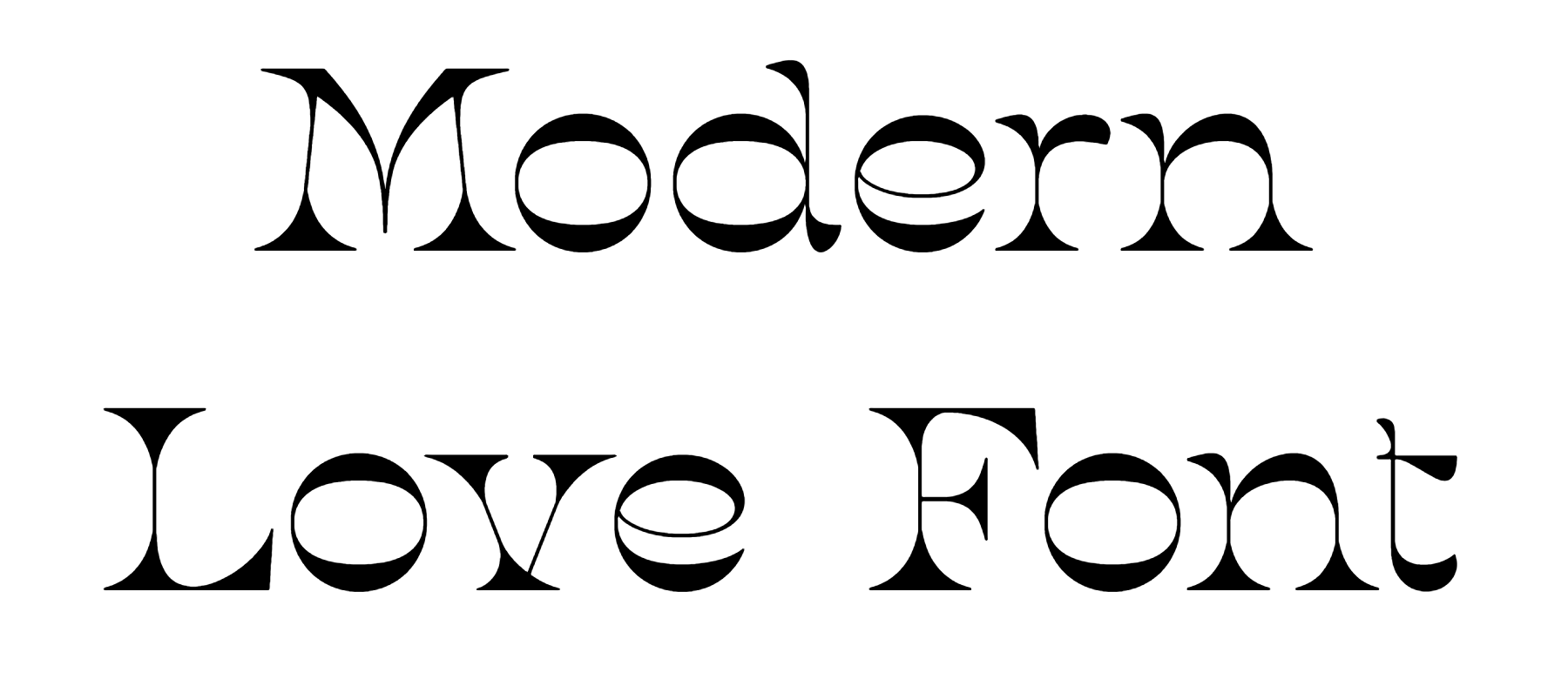 Modern Love Font Download