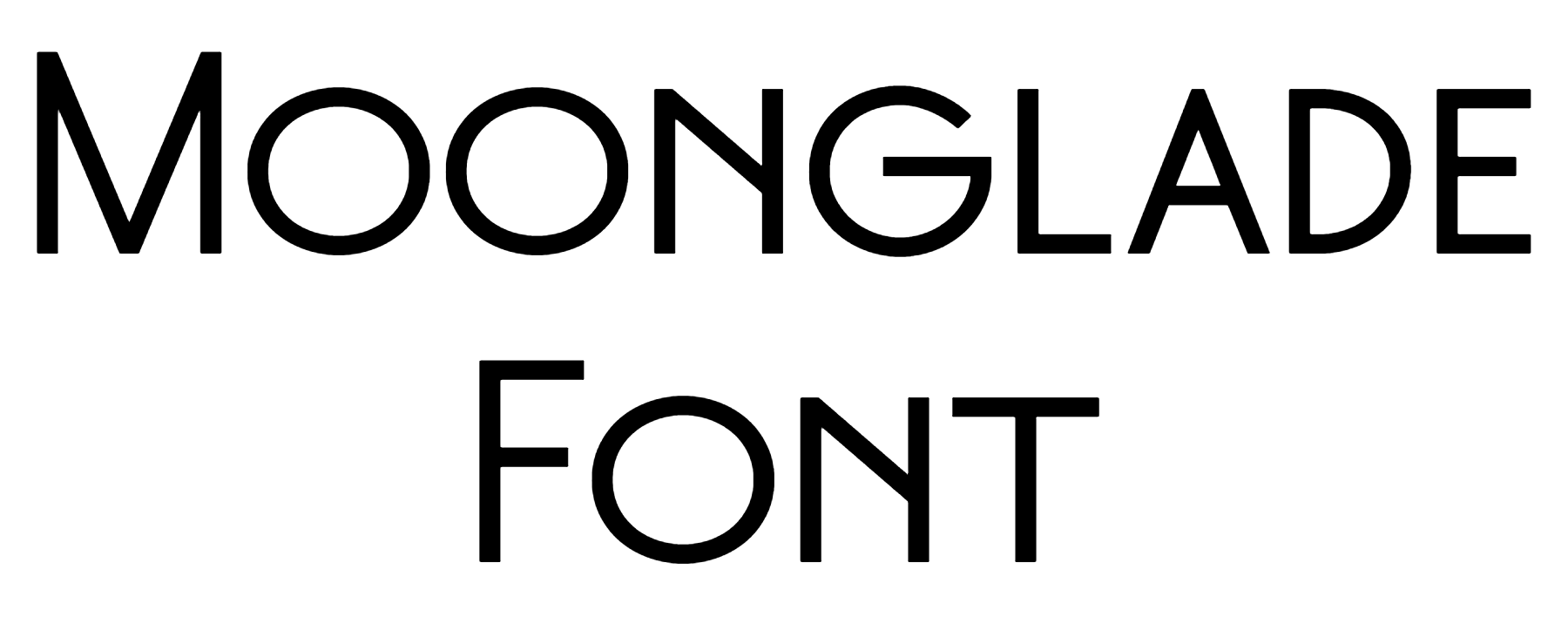 Moonglade Font Download #Moon glade