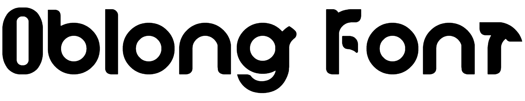 Oblong Font Download