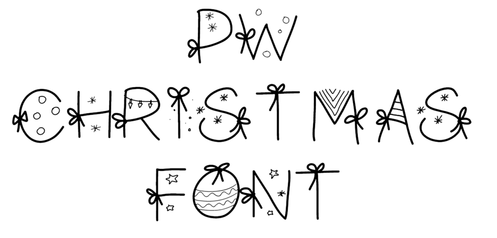 PW Christmas Font Download