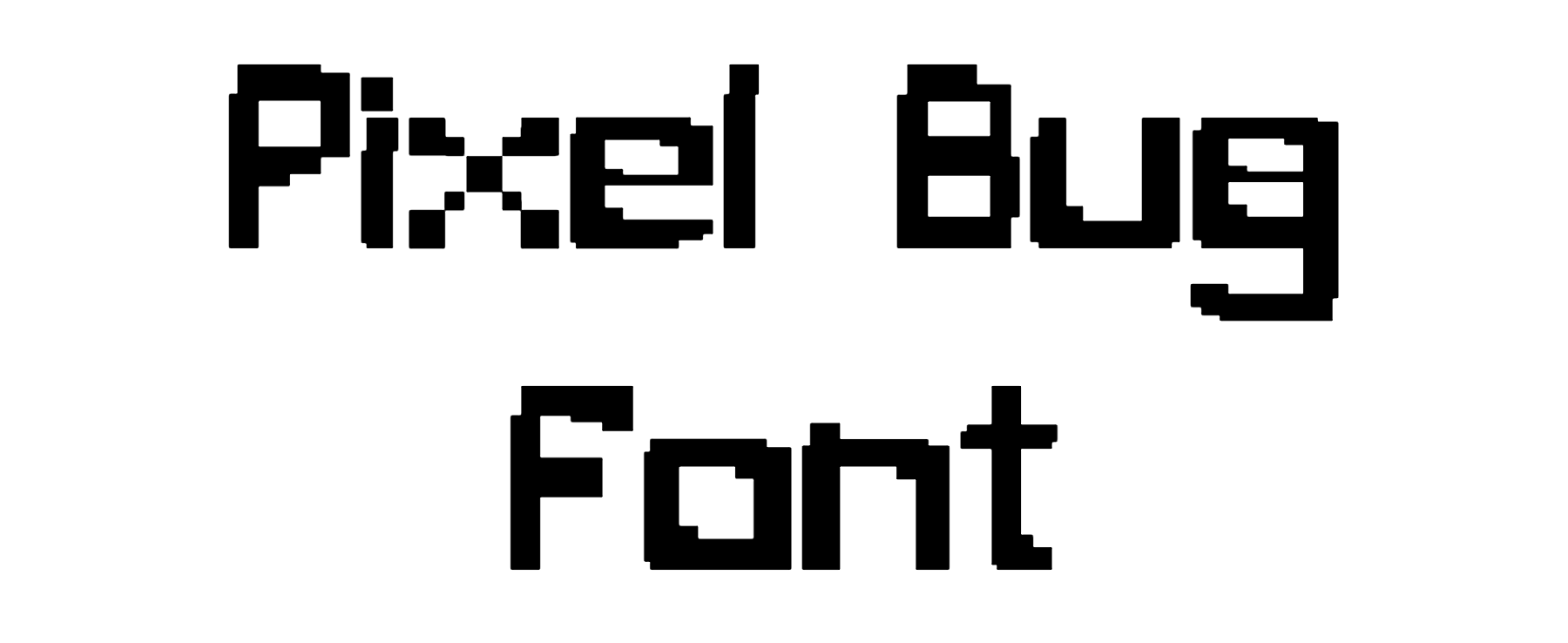 Pixel Bug Font Download