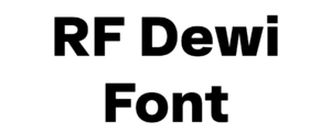 RF Dewi Font Download, #RF Tone Font