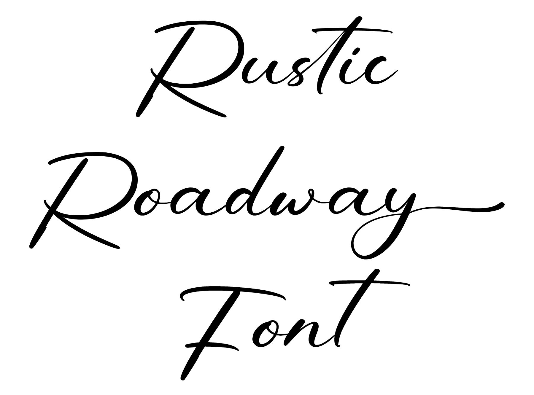 Rustic Roadway Font Download