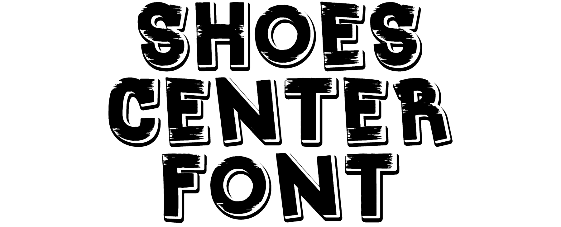 Shoes Center Font Download