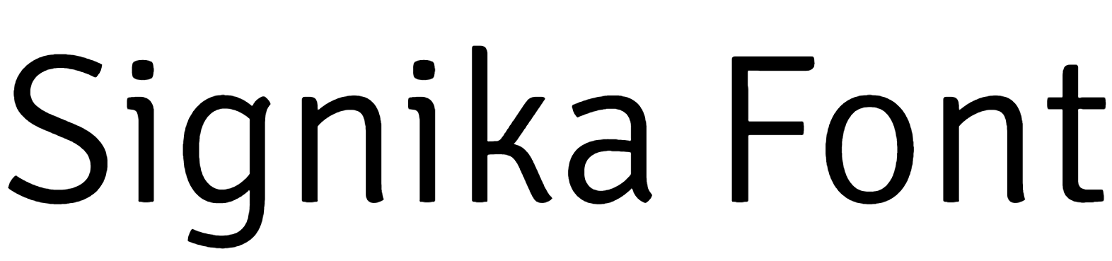 Signika Font Download