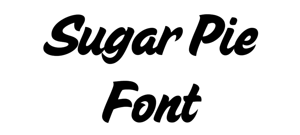 Sugar Pie Font Download