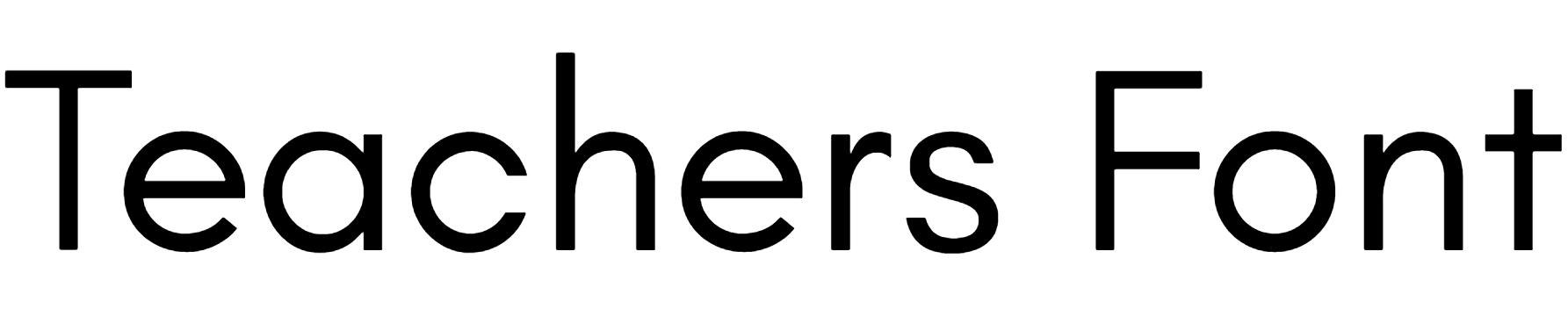 Teachers Font Download, Ögretmen
