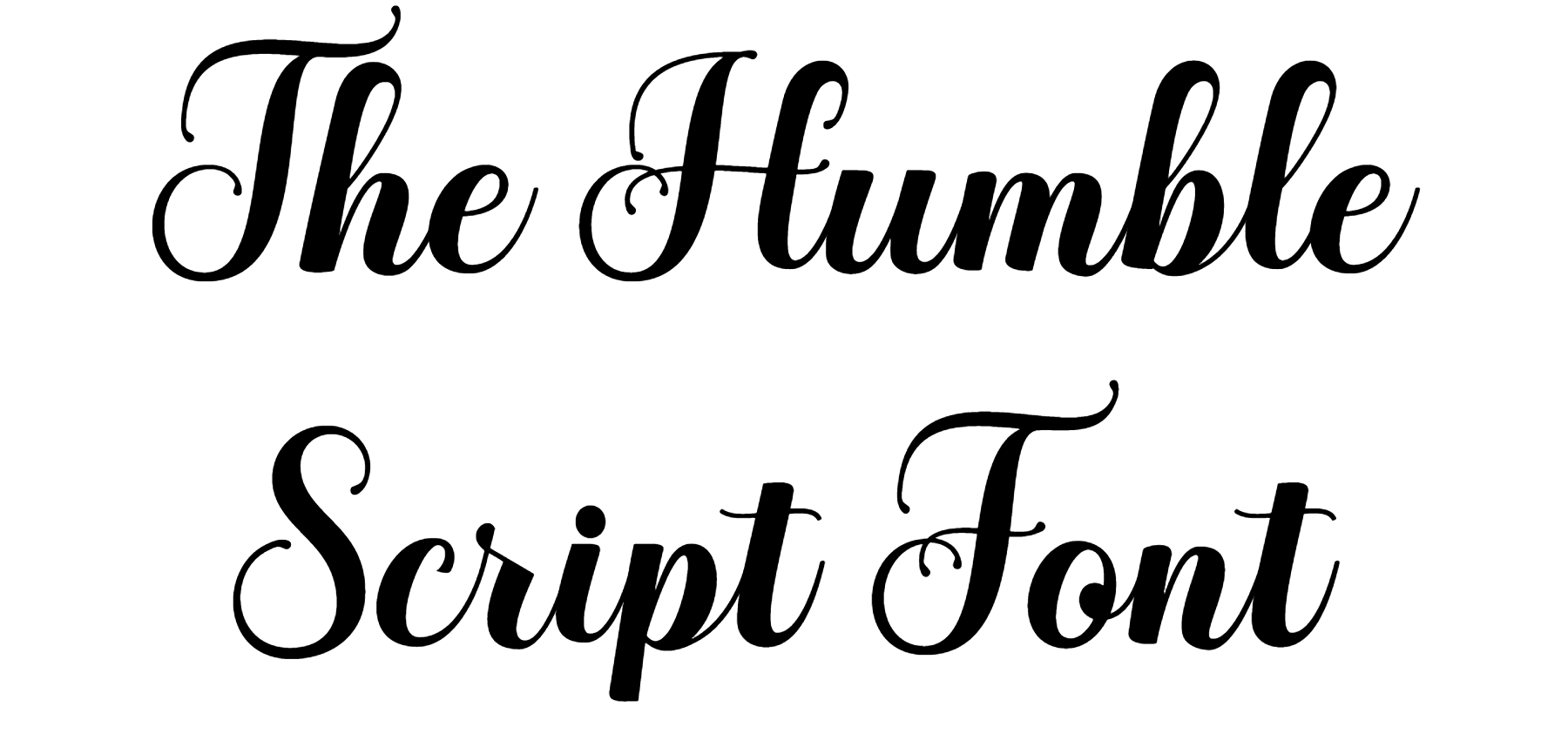 The Humble Script Font Download