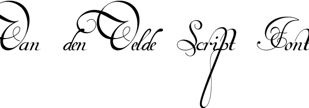 Van den Velde Script Font Download