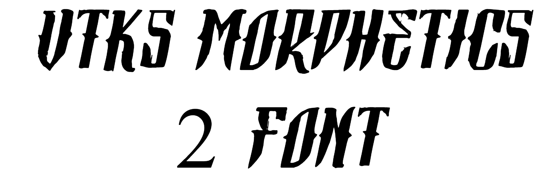 Vtks Morphetics 2 Font Download