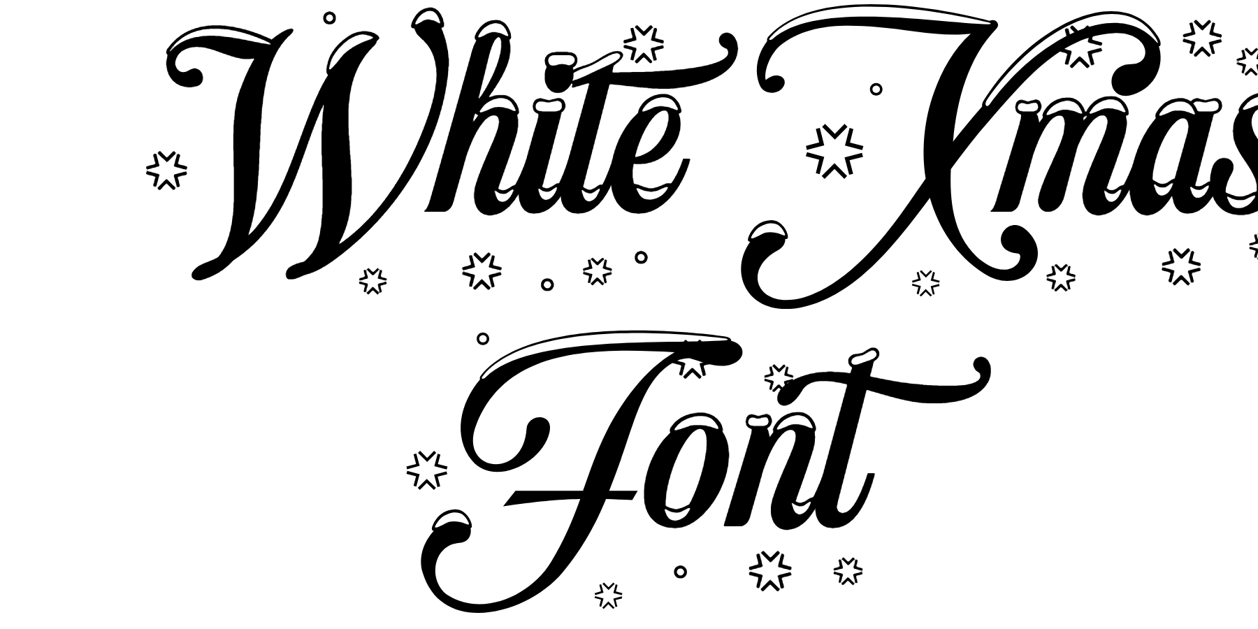 White Xmas Font Download