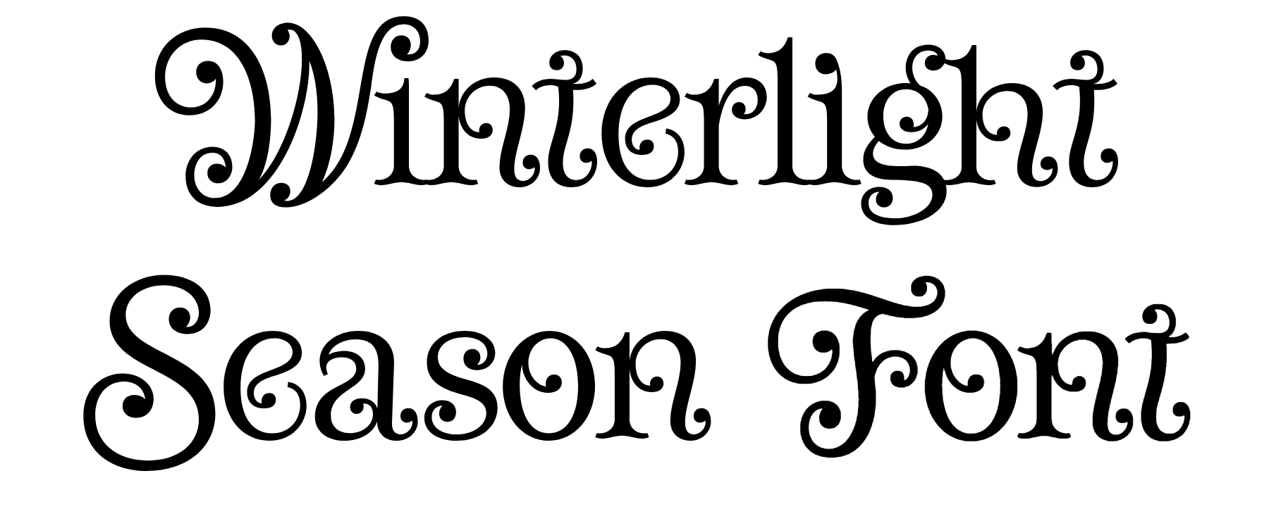 Winterlight Season Font Download