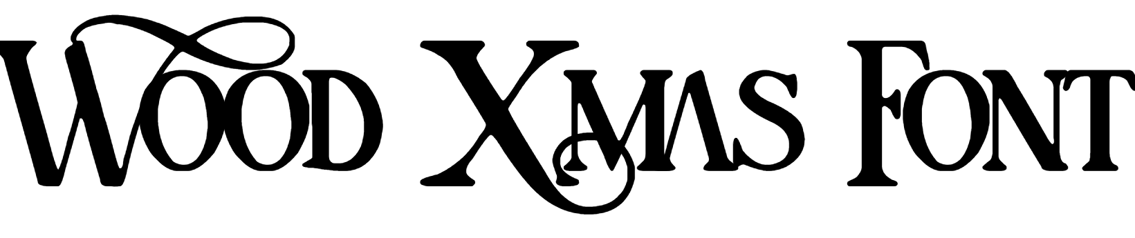 Wood Xmas Font Download