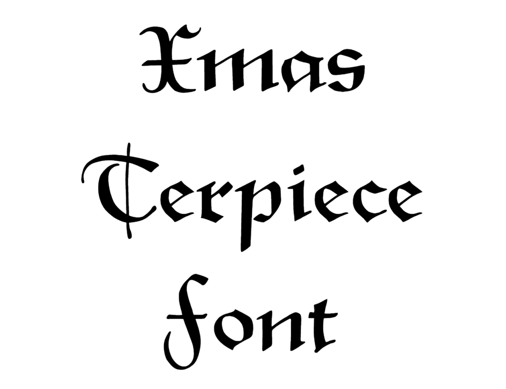 Xmas Terpiece Font Download