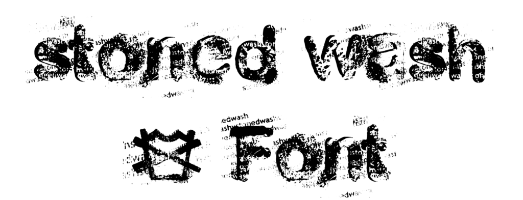 stoned wash 6 Font Download