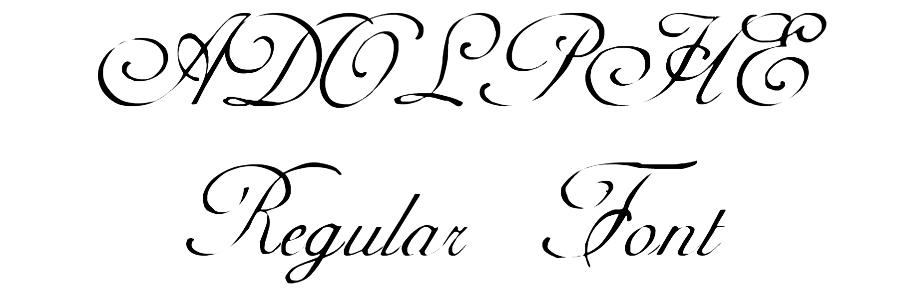 ADOLPHE Regular Font Download