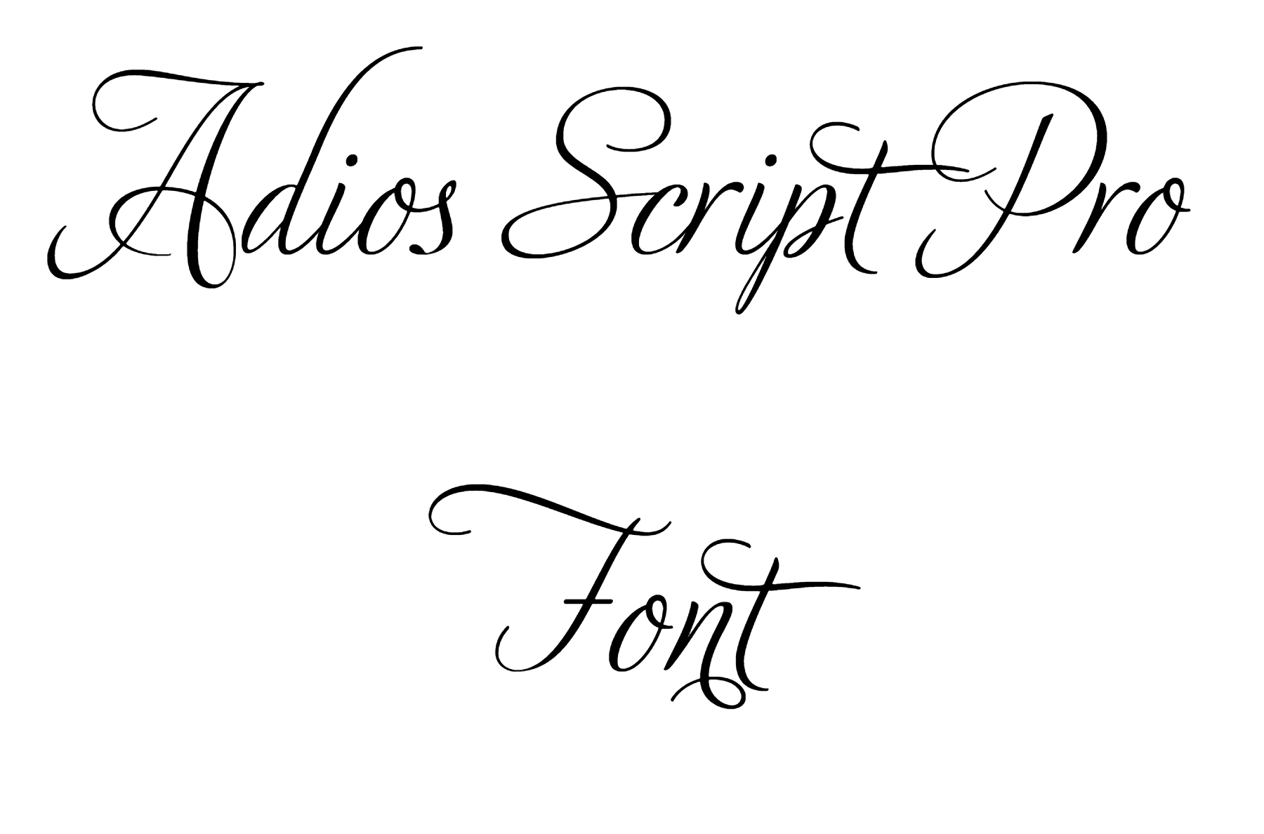 Adios Script Pro Font Download