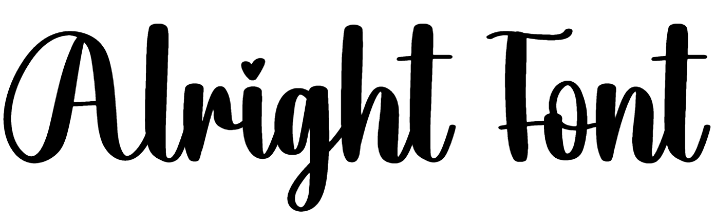 Alright Font Download, #Alright script, Alright cali