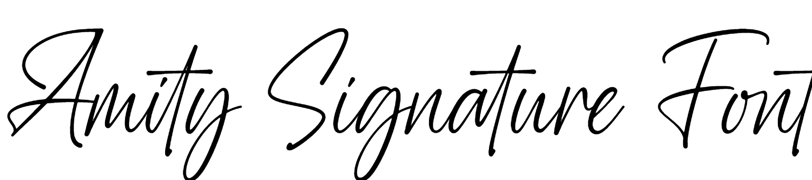 Amity Signature Font Download