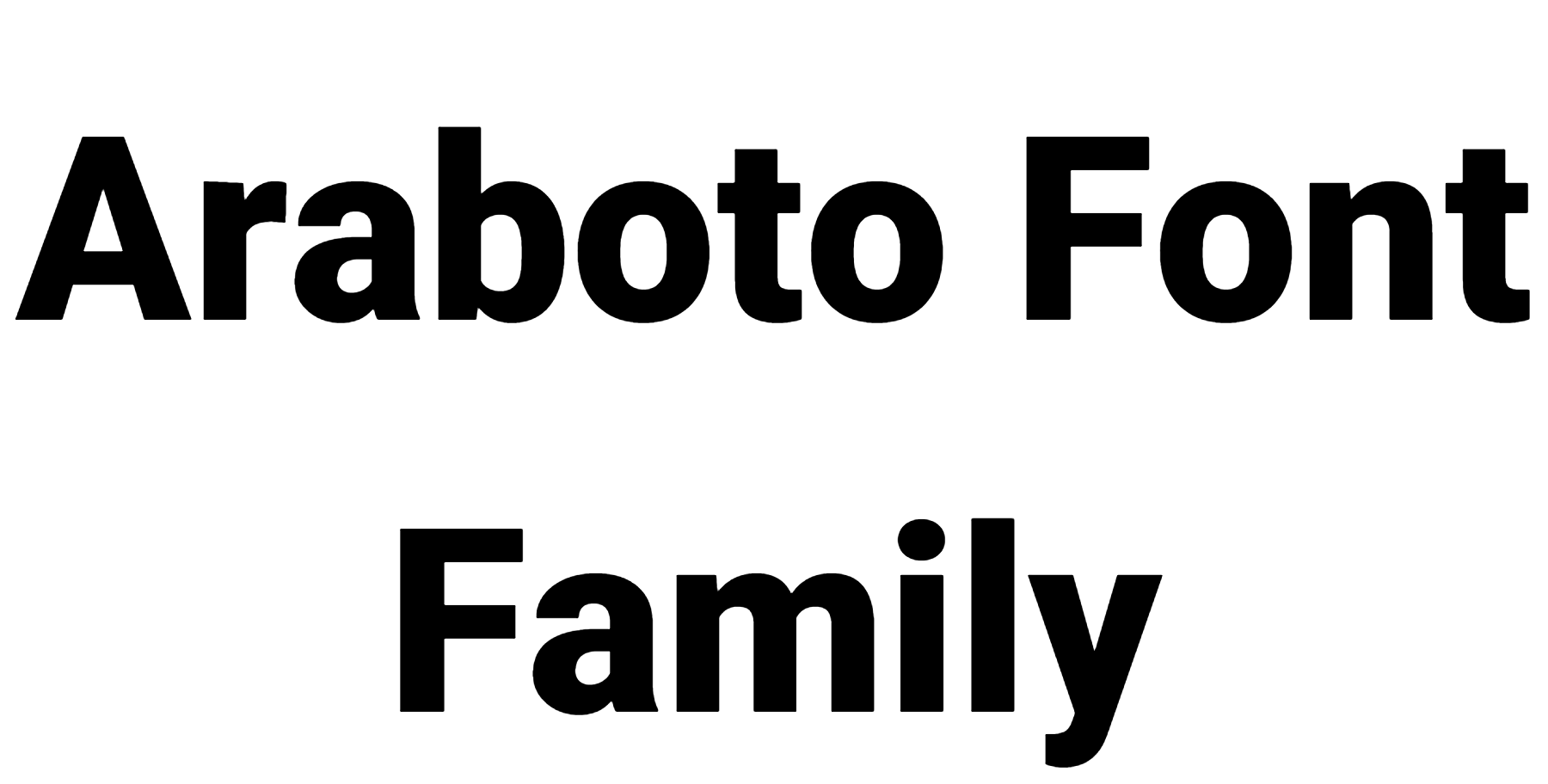 Araboto Font Download
