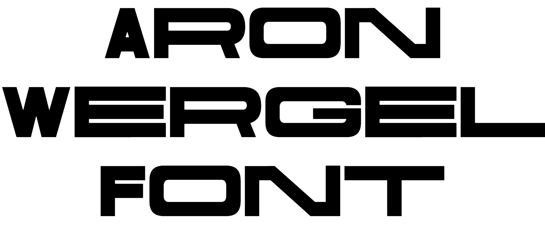 Aron Wergel Font Download