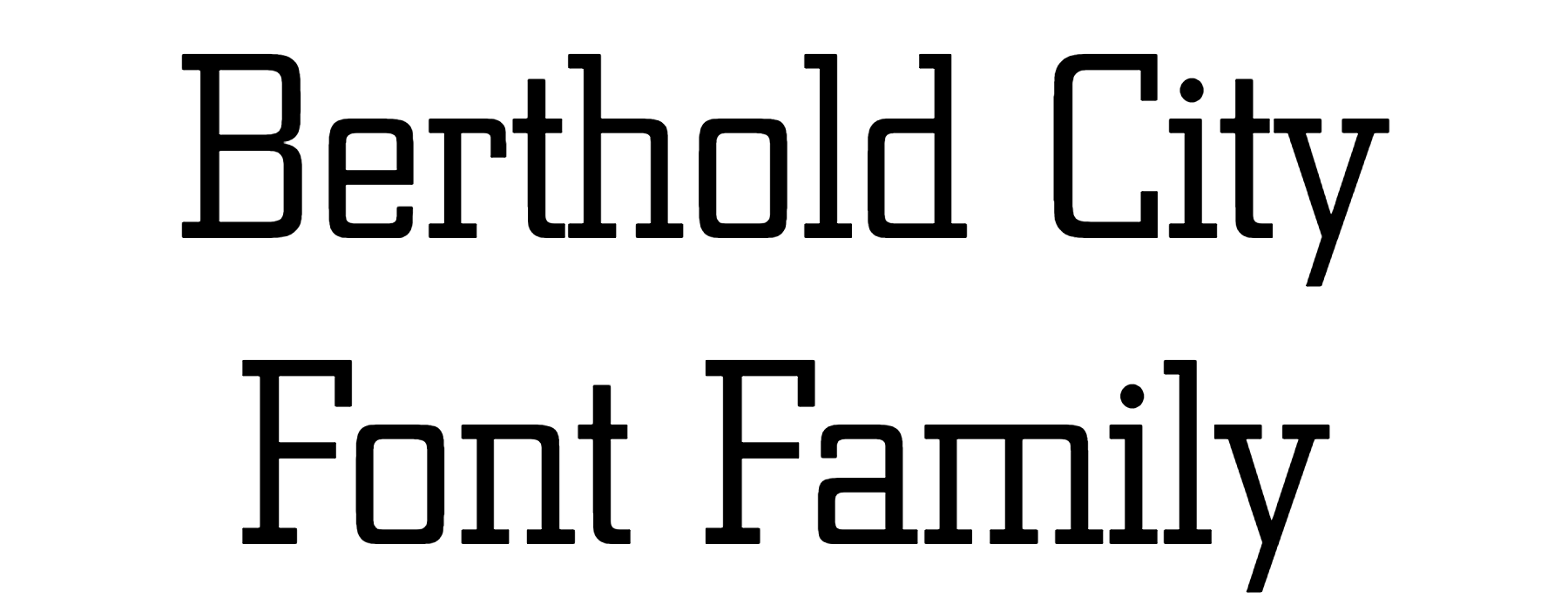Berthold City Font Download