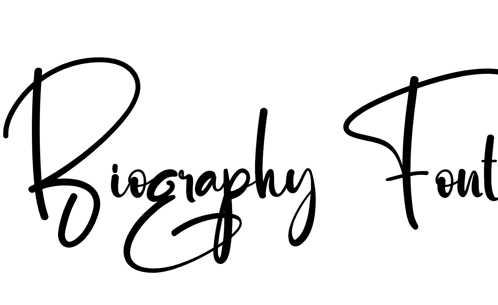 Biography Font Download