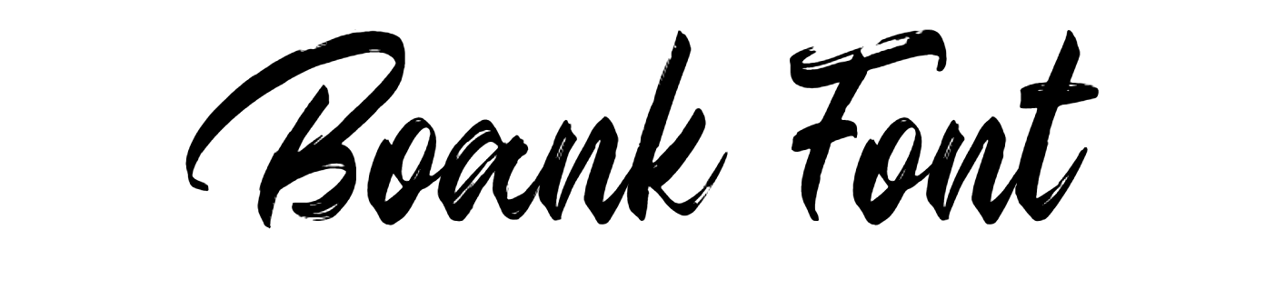 Boank Font Download