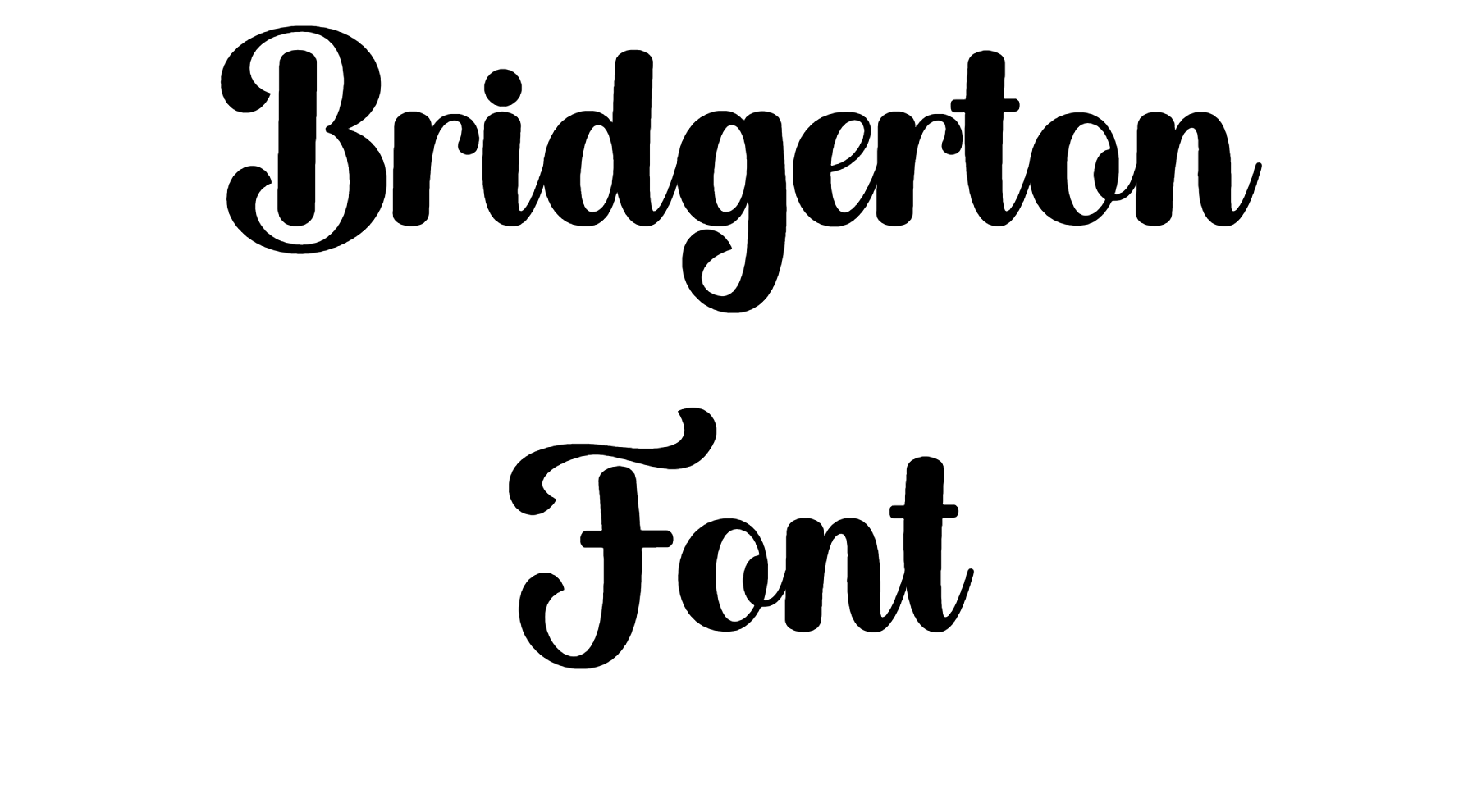 Bridgerton Font Download