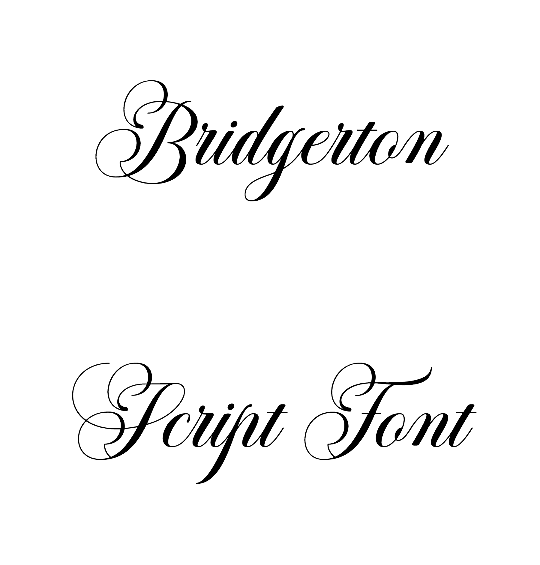 Bridgerton Script Font Download