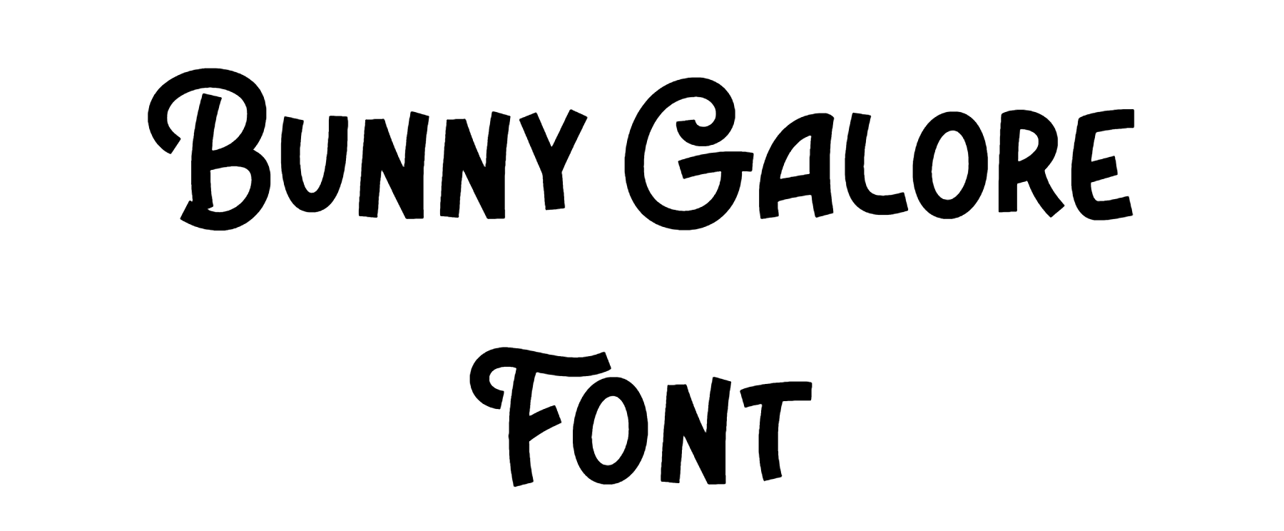 Bunny Galore Font Download