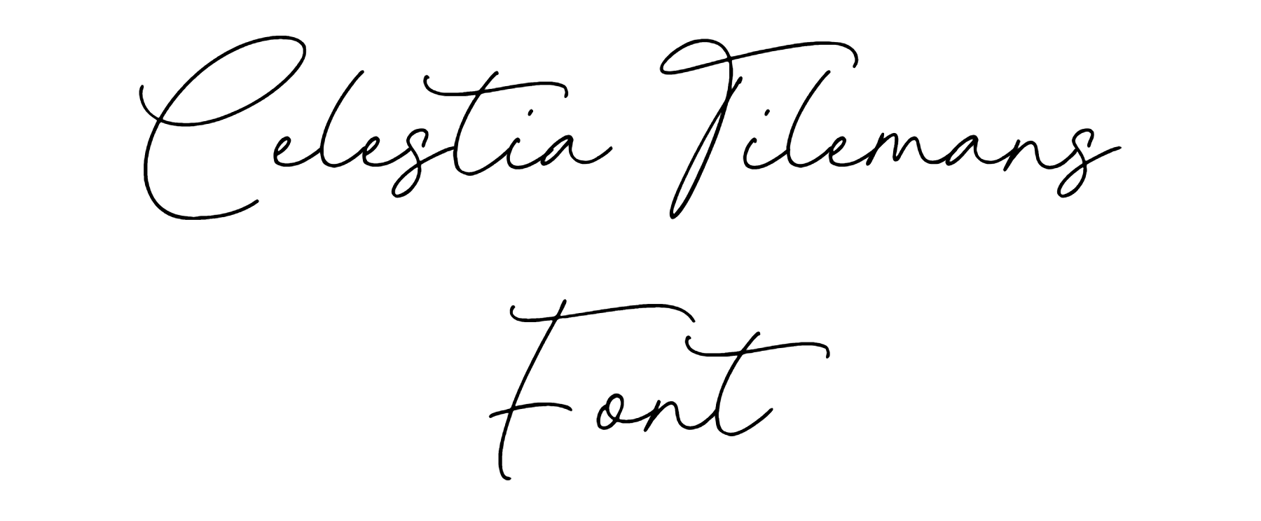 Celestia Tilemans Font Download