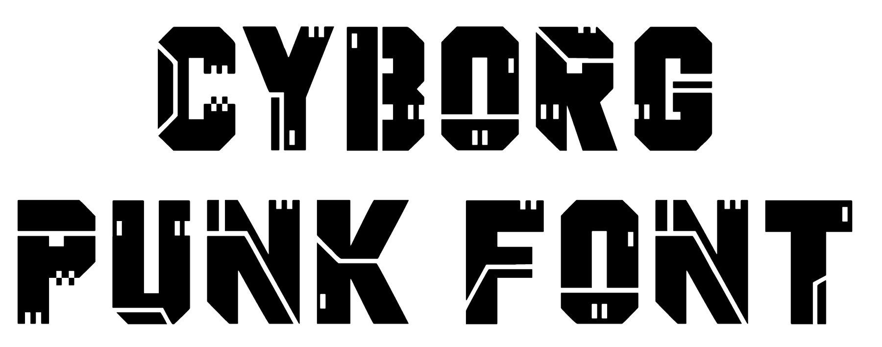 Cyborg Punk Font Download