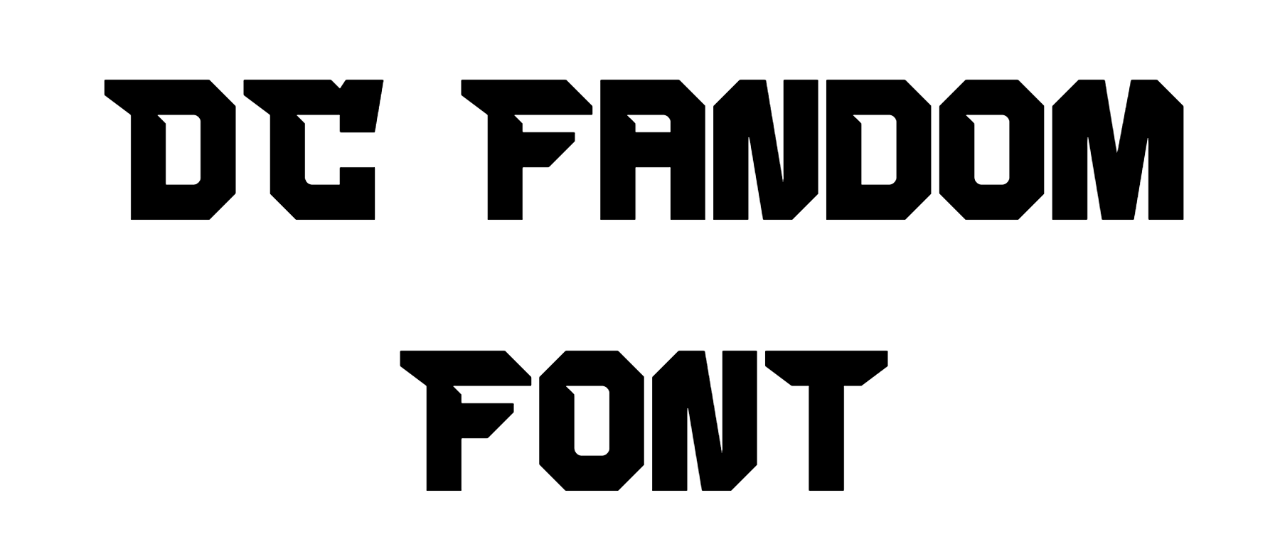 DC Fandom Font Download, #logo, #dc, #fanfont