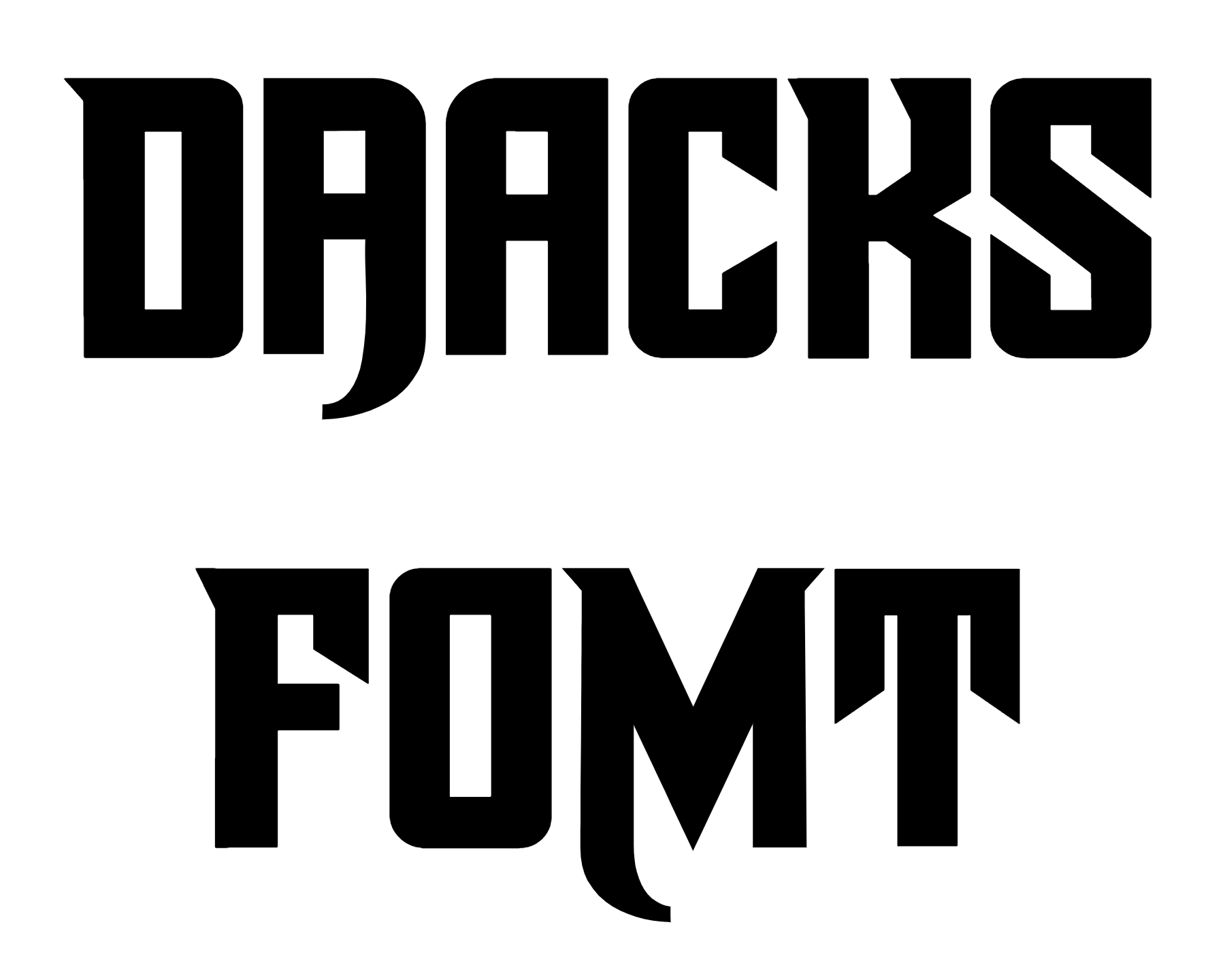 Dbacks Font Download