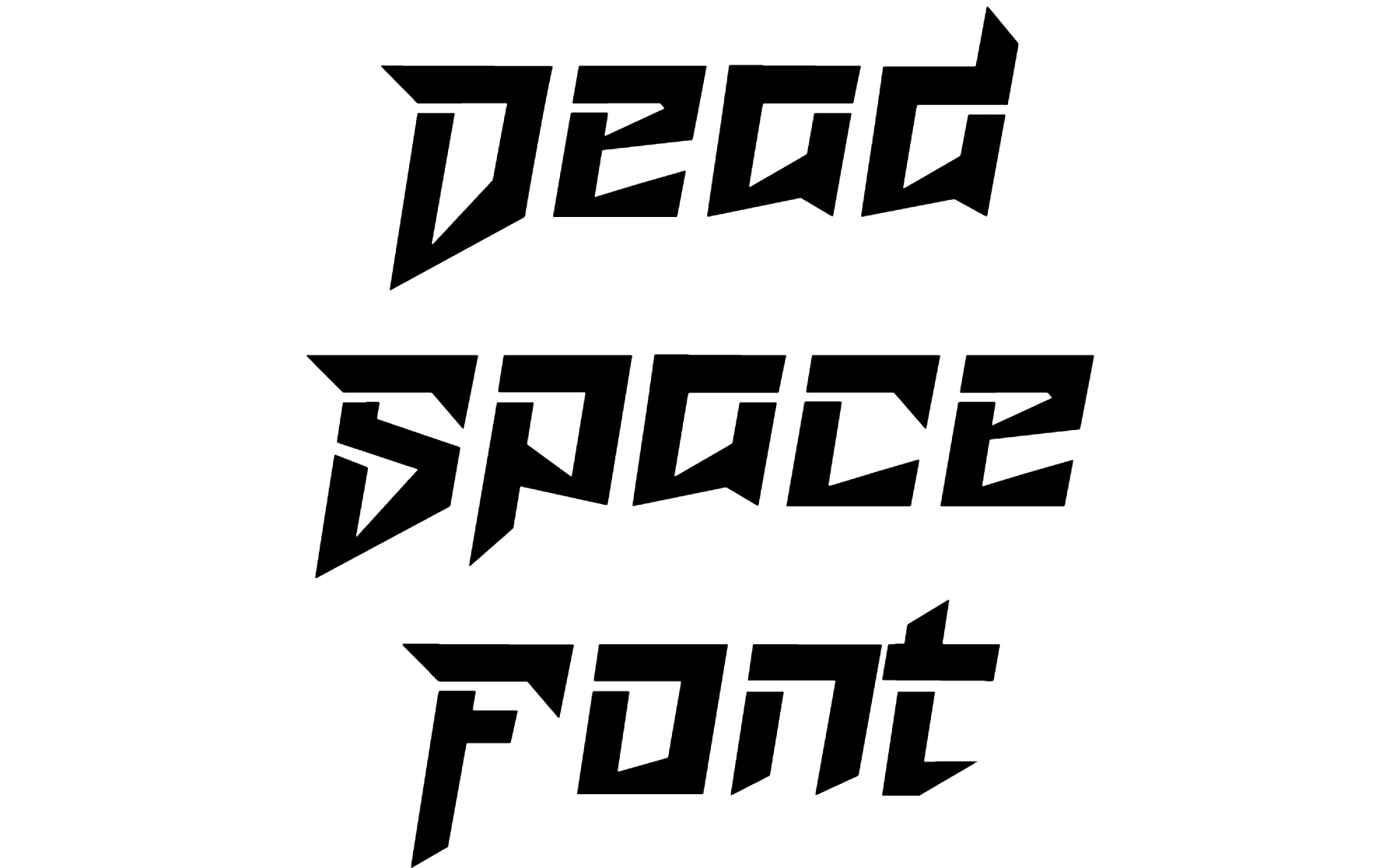 Dead Space Font Download