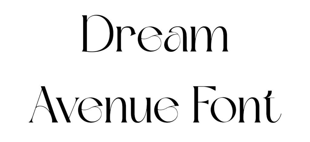 Dream Avenue Font Download