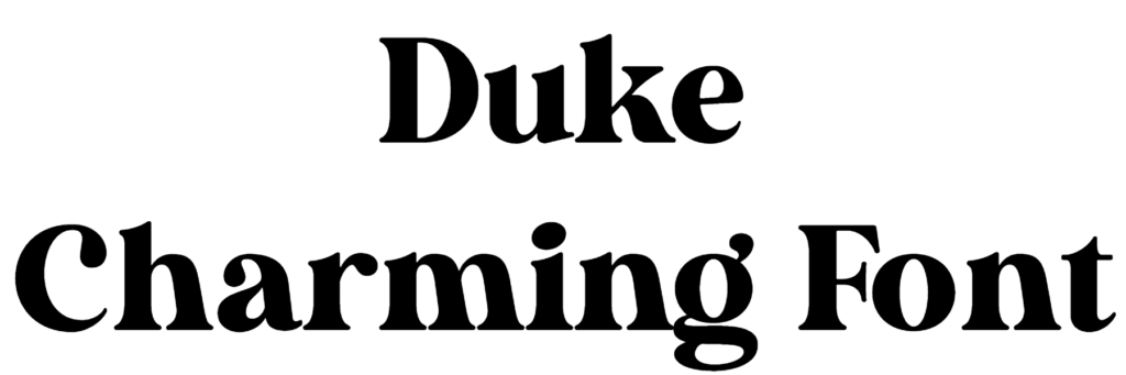 Duke Charming Font Download