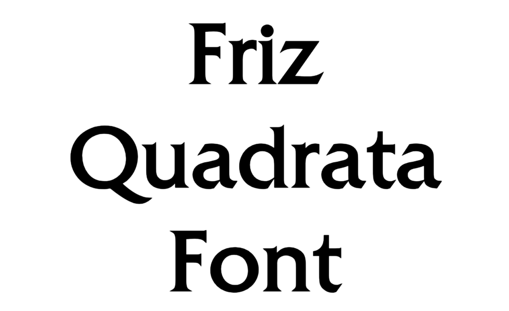 Friz Quadrata Font Download, #Friz Quadrata Bold, #Friz Quadrata Std