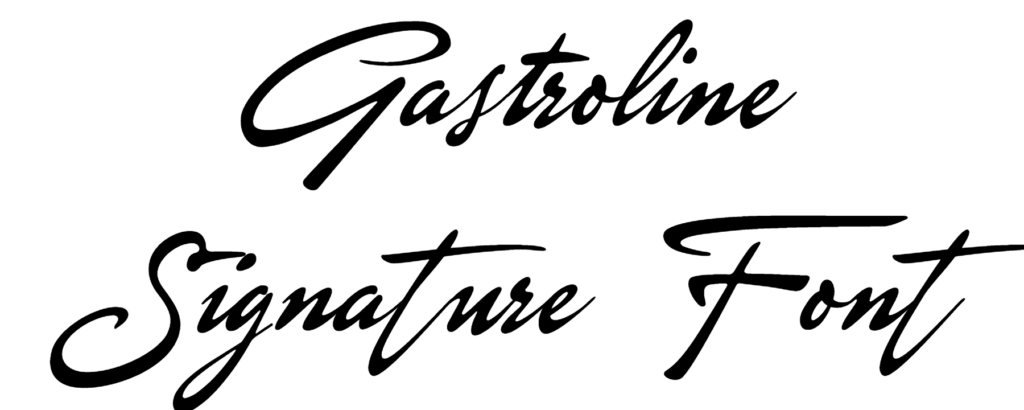 Gastroline Signature Font Download