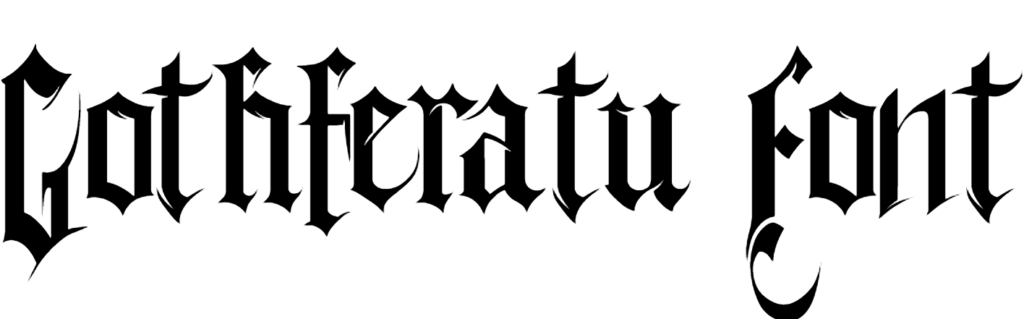 Gothferatu Font Download, #Nosferatu poster