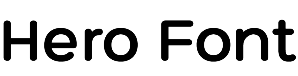 Hero Font Download