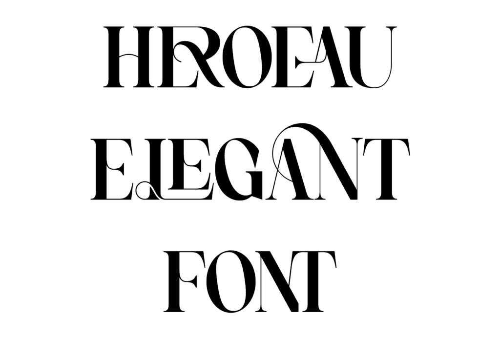 Heroeau Elegant Font Download