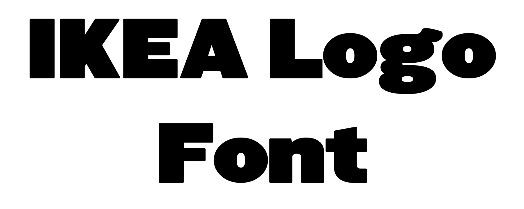 IKEA Logo Font Download, #IKEA Sans