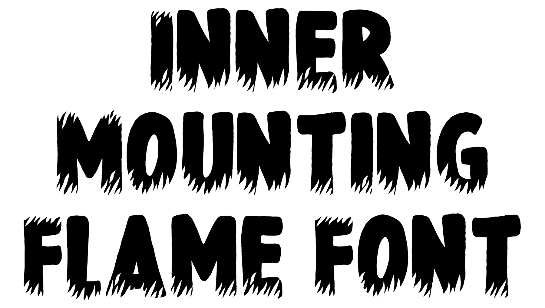 Inner Mounting Flame Font Download