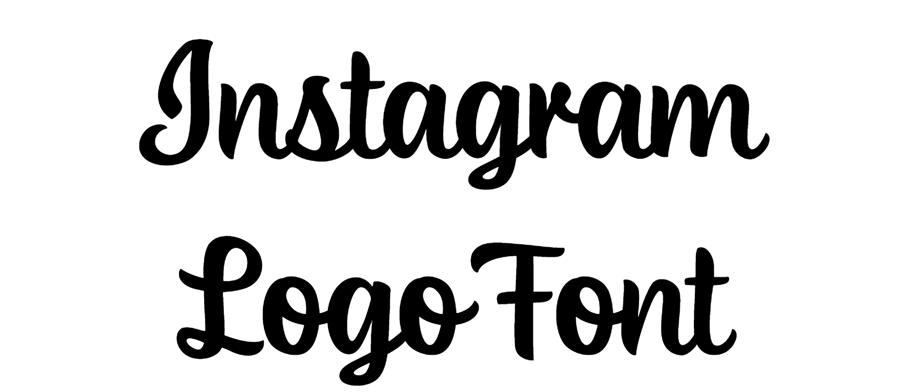 Instagram Logo Font Download