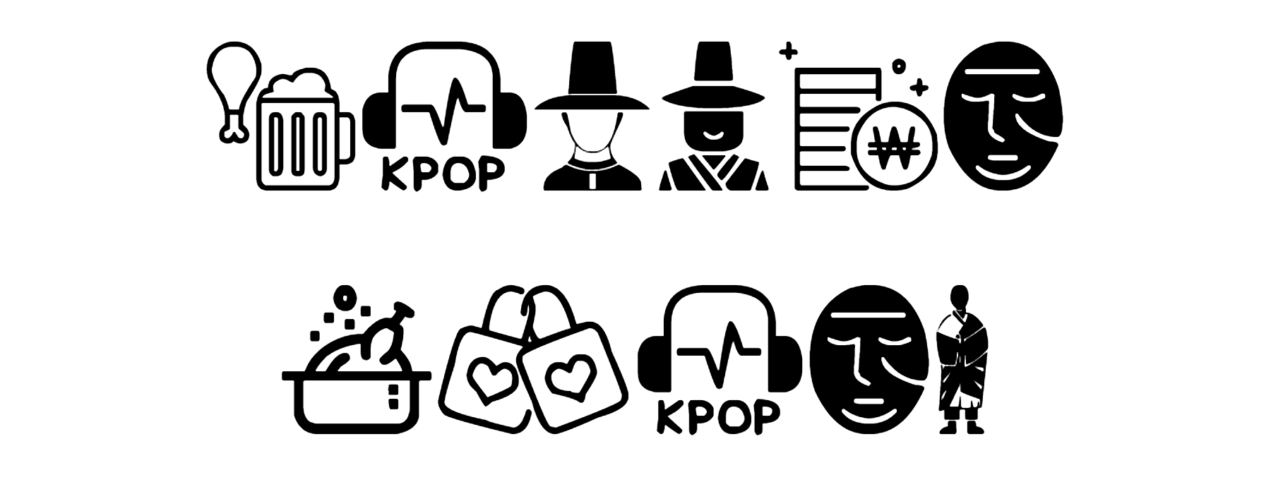 Korean Icons Font Download