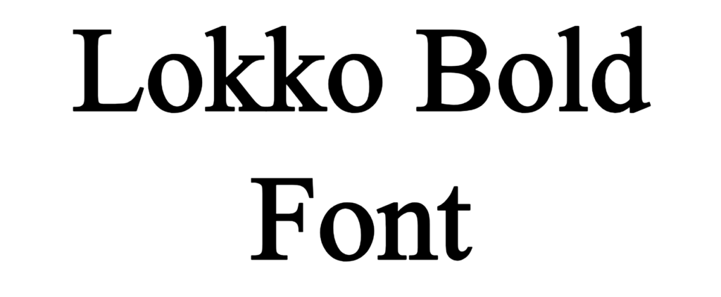 Lokko Bold Font Download, #Lokko St Extrabold